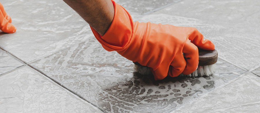 Remove Cement Stains from Marble Tiles